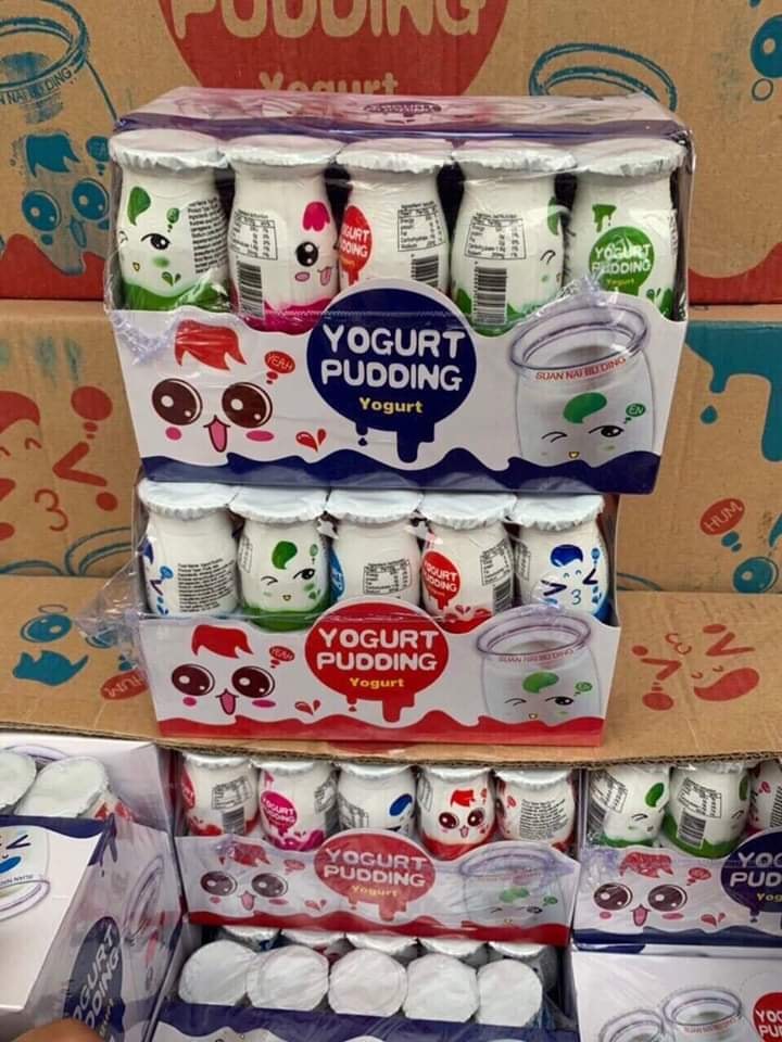 [ Ăn vặt ngon ] Combo 5 HỘP THẠCH SỮA CHUA PUDDING/Thạch sữa chua hoa quả ăn ngon