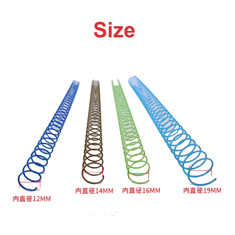 10pcs Spiral Iron Single-coil  Coil A4-30 Single-coil Book Ring Binder Rings Binder Notebook. 