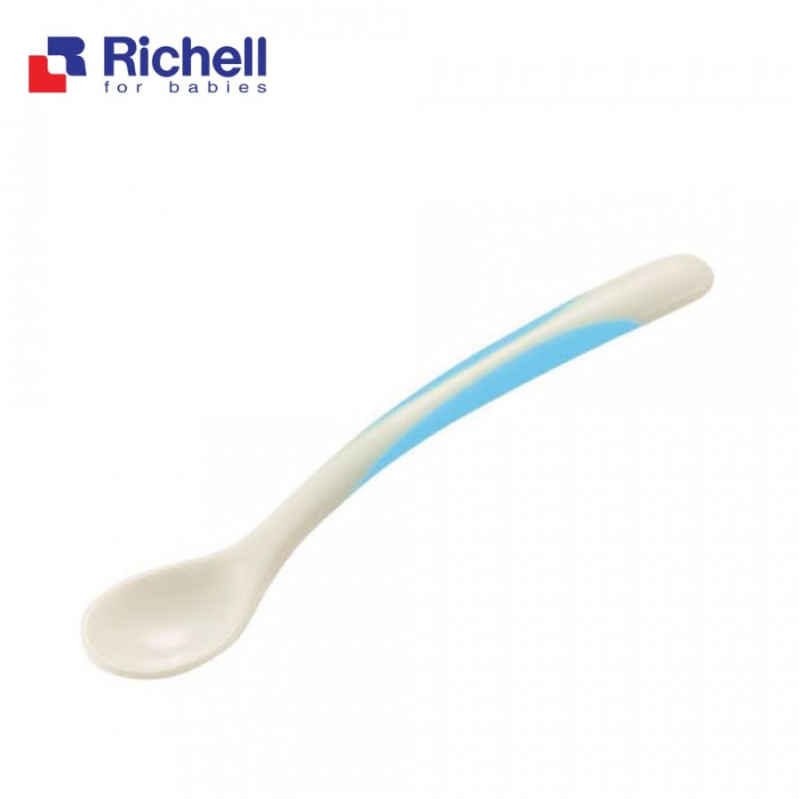 [HCM]Thìa ăn cháo Richell GRB135 (Xanh lơ)