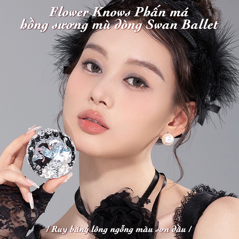 (Có sẵn) Phấn Má Hồng Thiên Nga Flower Knows 5g