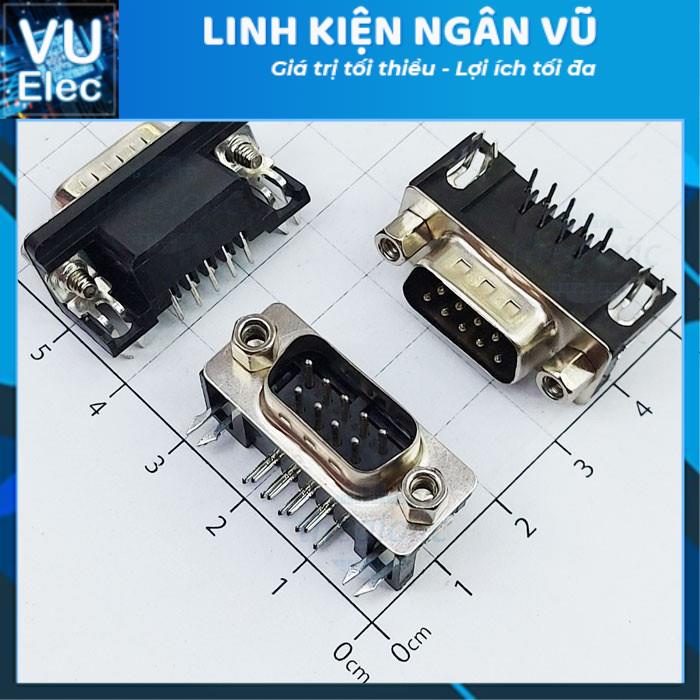 Cổng db9 đực cong