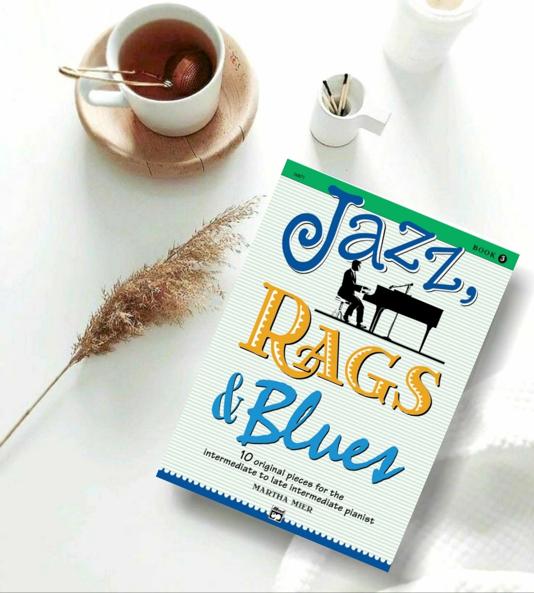 SÁCH PIANO COMBO BỘ  : JAZZ , RAGS & BLUE