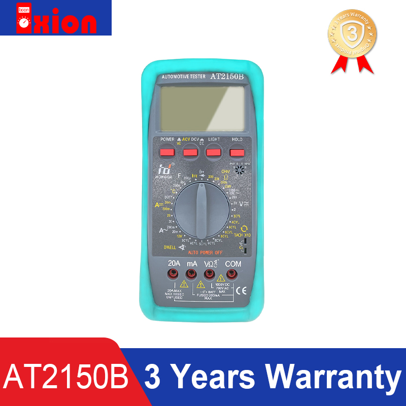 HD AT2150B Automotive Meter Tester Digital Multimeter Tachometer Cap