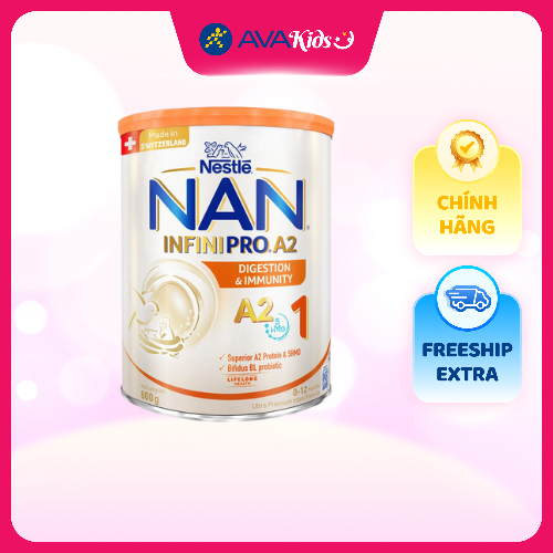 Sữa bột NAN InfiniPro A2 số 1 800g (0 - 12 tháng)