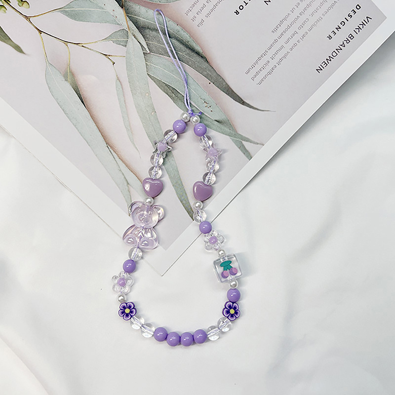 Cute%20Bear%20Bow%20Mobile%20Phone%20Rope%20Keychain%20Lanyard%20Mobile%20Phone%20Beaded%20Chain%20Bracelet%20Anti-Fall%20Acrylic%20Color%20Chain%20Crystal%20Cute%20YAFENG%20-%20Image%205