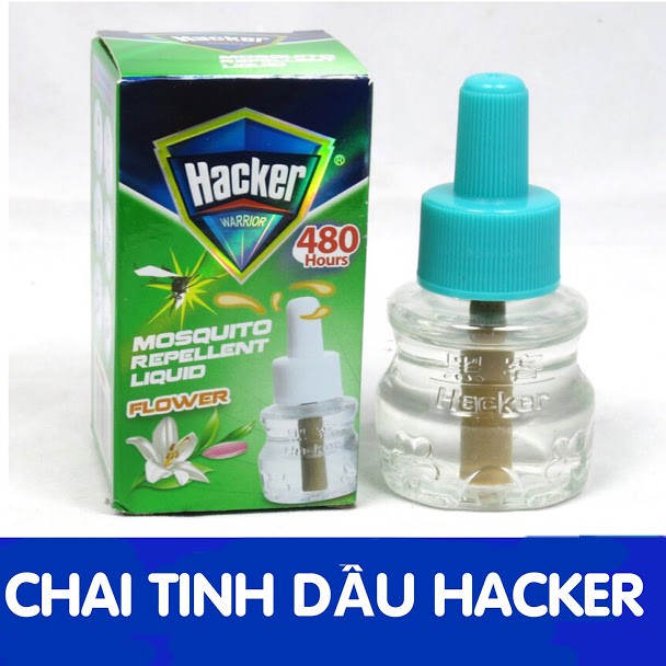 10 lọ tinh dầu hacker đuổi muỗi hiệu quả