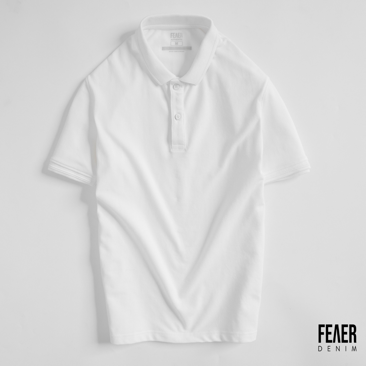 Áo polo nam FEAER chất cotton trơn Basic
