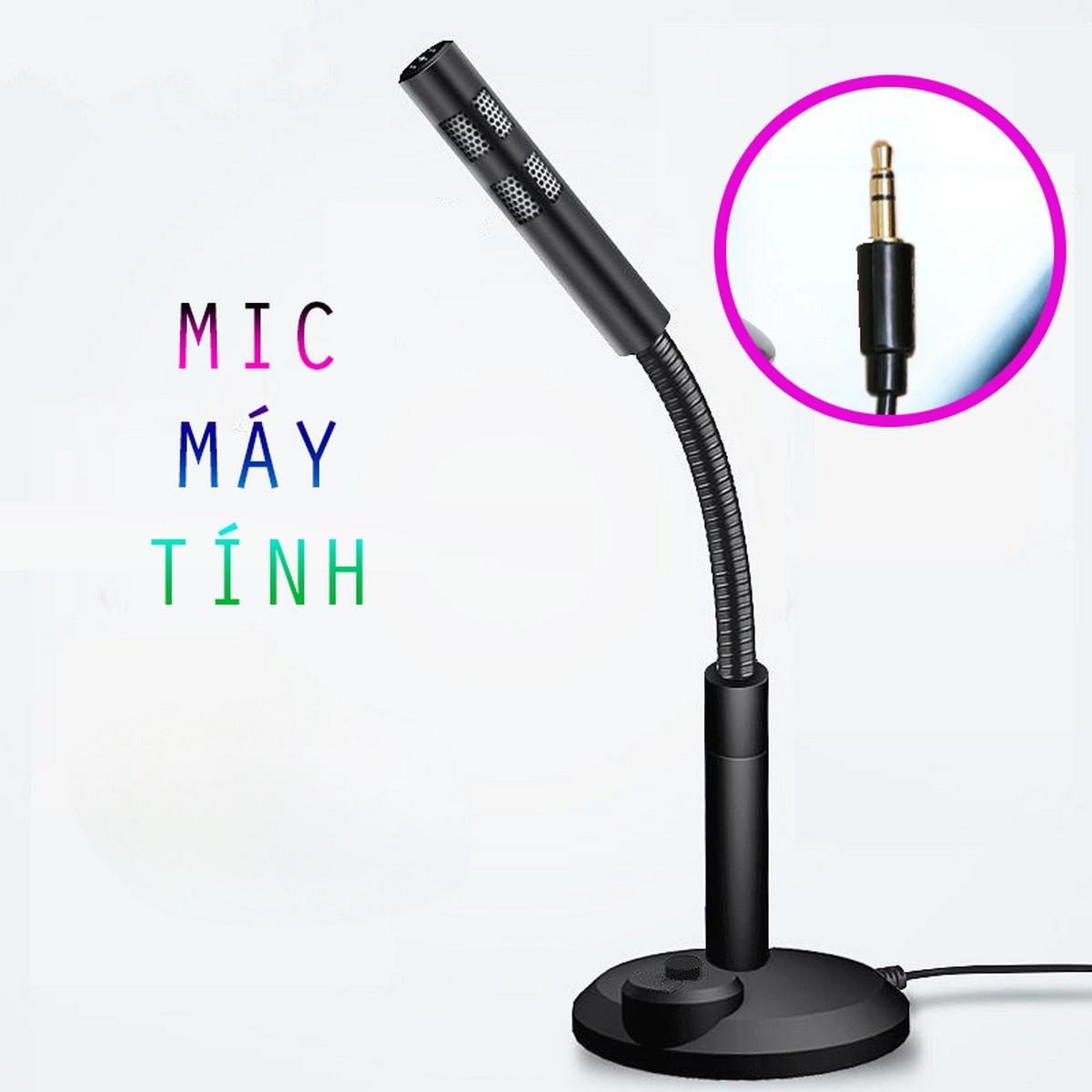 Microphone Máy Tính M-309 Jack 3.5 Ghi Âm Chuyên Nghiệp