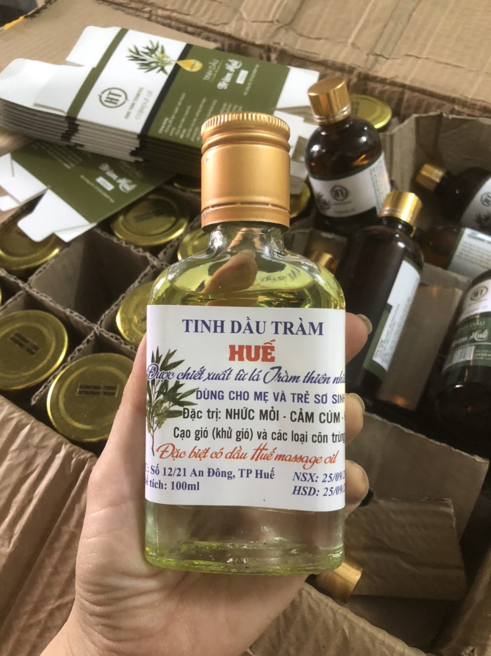 dầu chàm huế 100ml