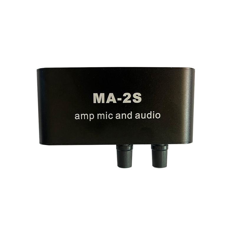 6.5mm Dynamic Microphone Headphone Amplifier Audio Preamplifier Mixing