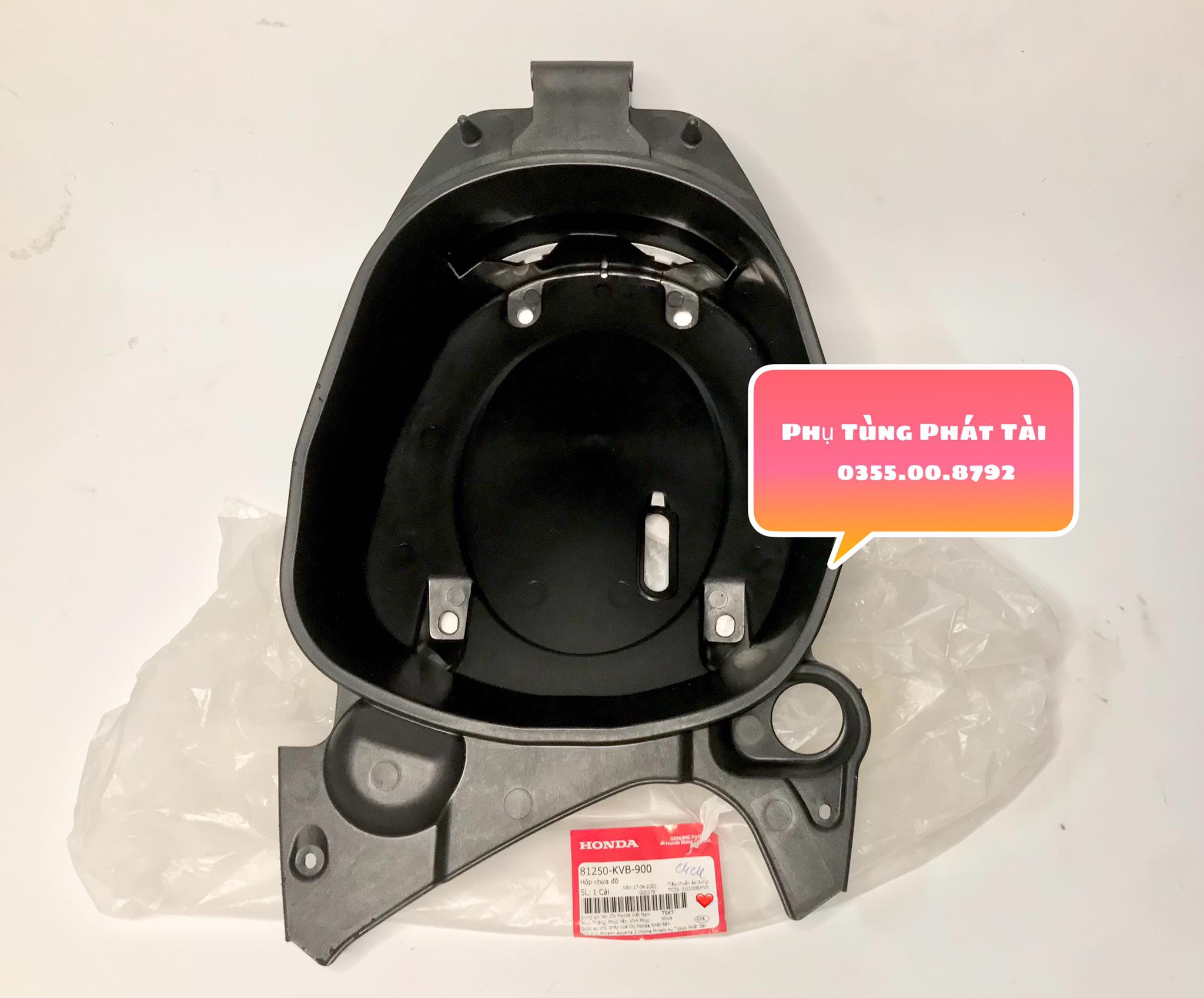 Thùng yên - cốp yên click 110 chính hãng honda