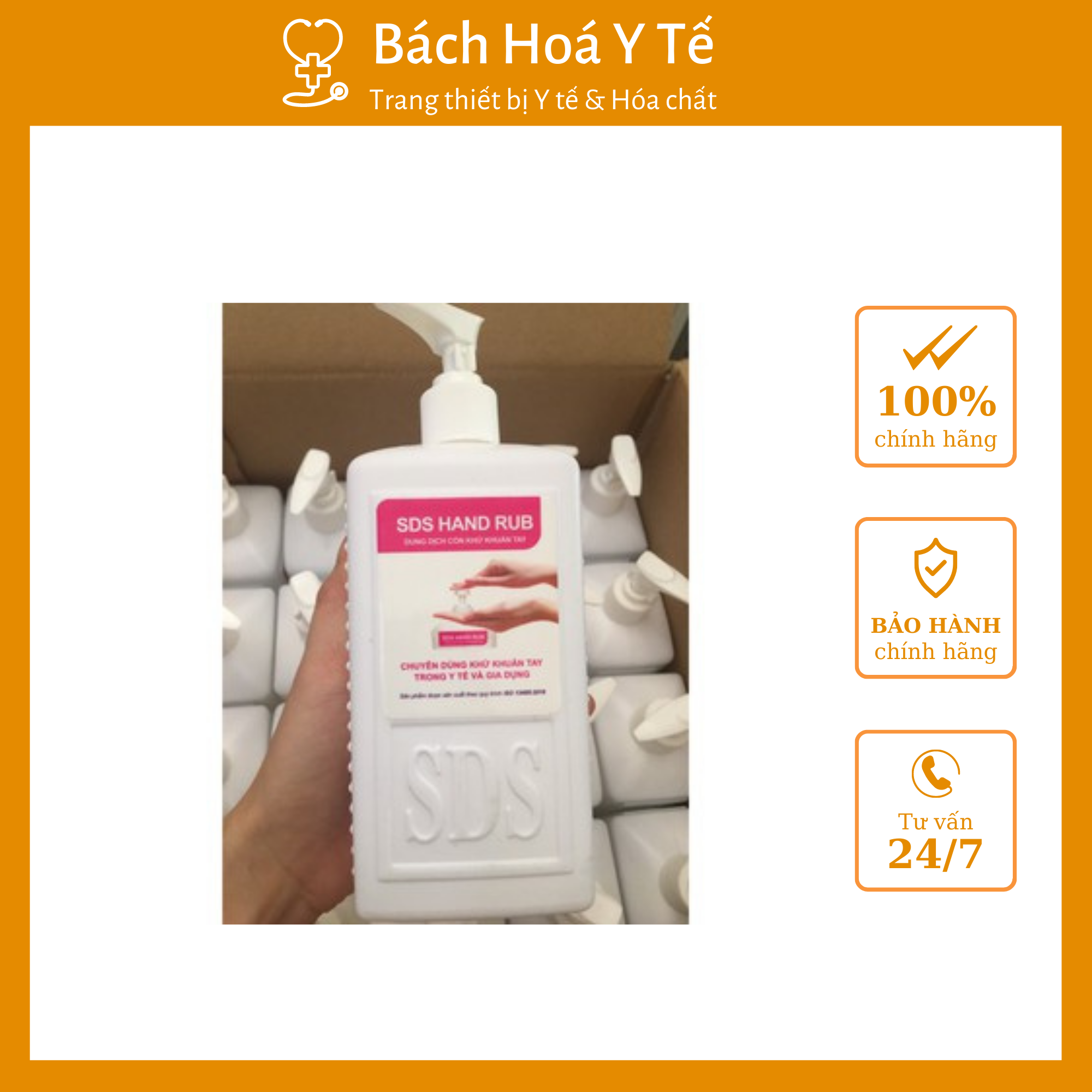 Nước rửa tay sát khuẩn SDS Hand Rub chai 1000ml