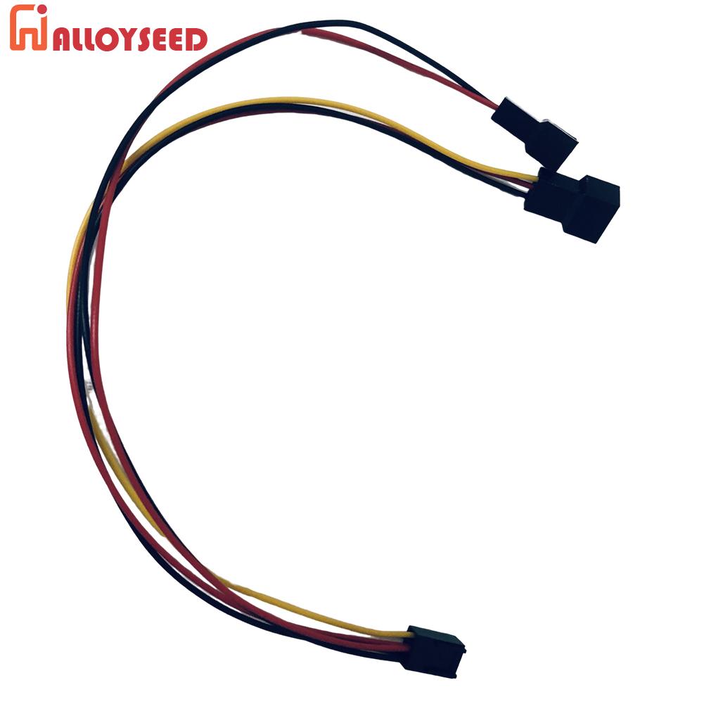 5Pcs 12V 3 Pin Female to 2/3 Pin Male PC Fan Power Splitter Extension