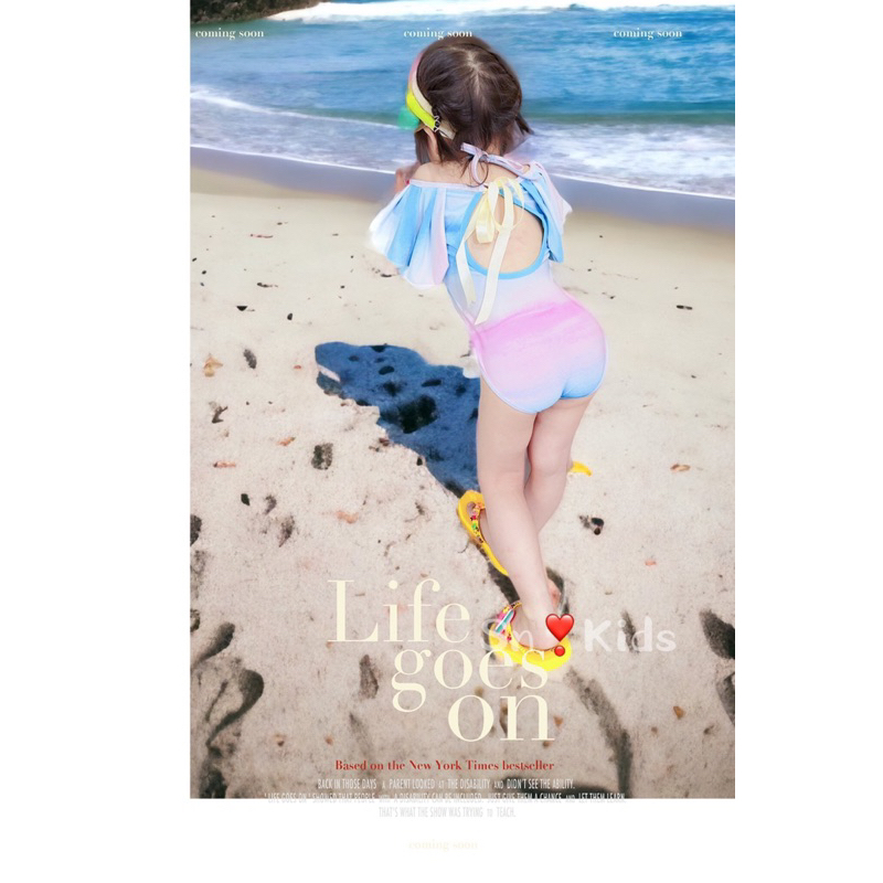 Bikini liền cánh tiên cho bé gái