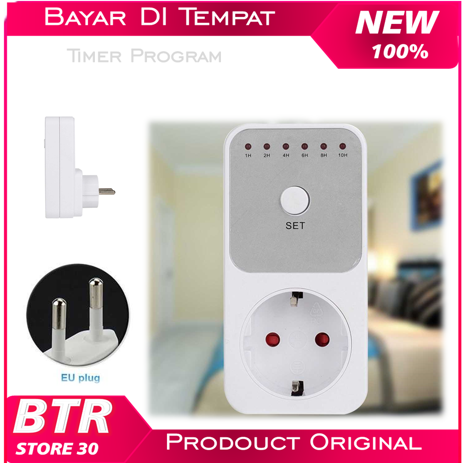 COD MURAH Woopower Stop Kontak Digital Timer Switch / timer digital