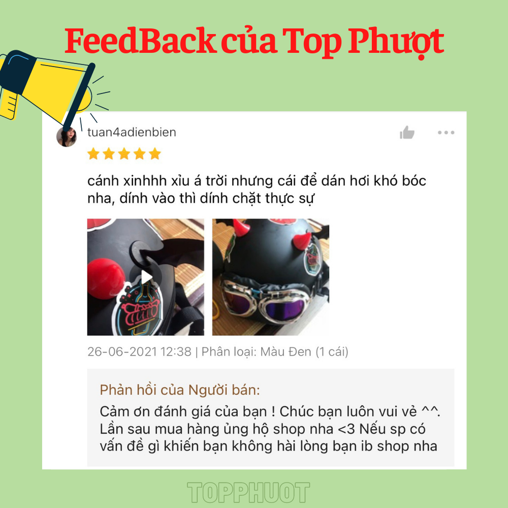 Sừng Gắn Mũ Bảo Hiểm Đẹp Và Độc - Nhiều Màu Lựa Chọn