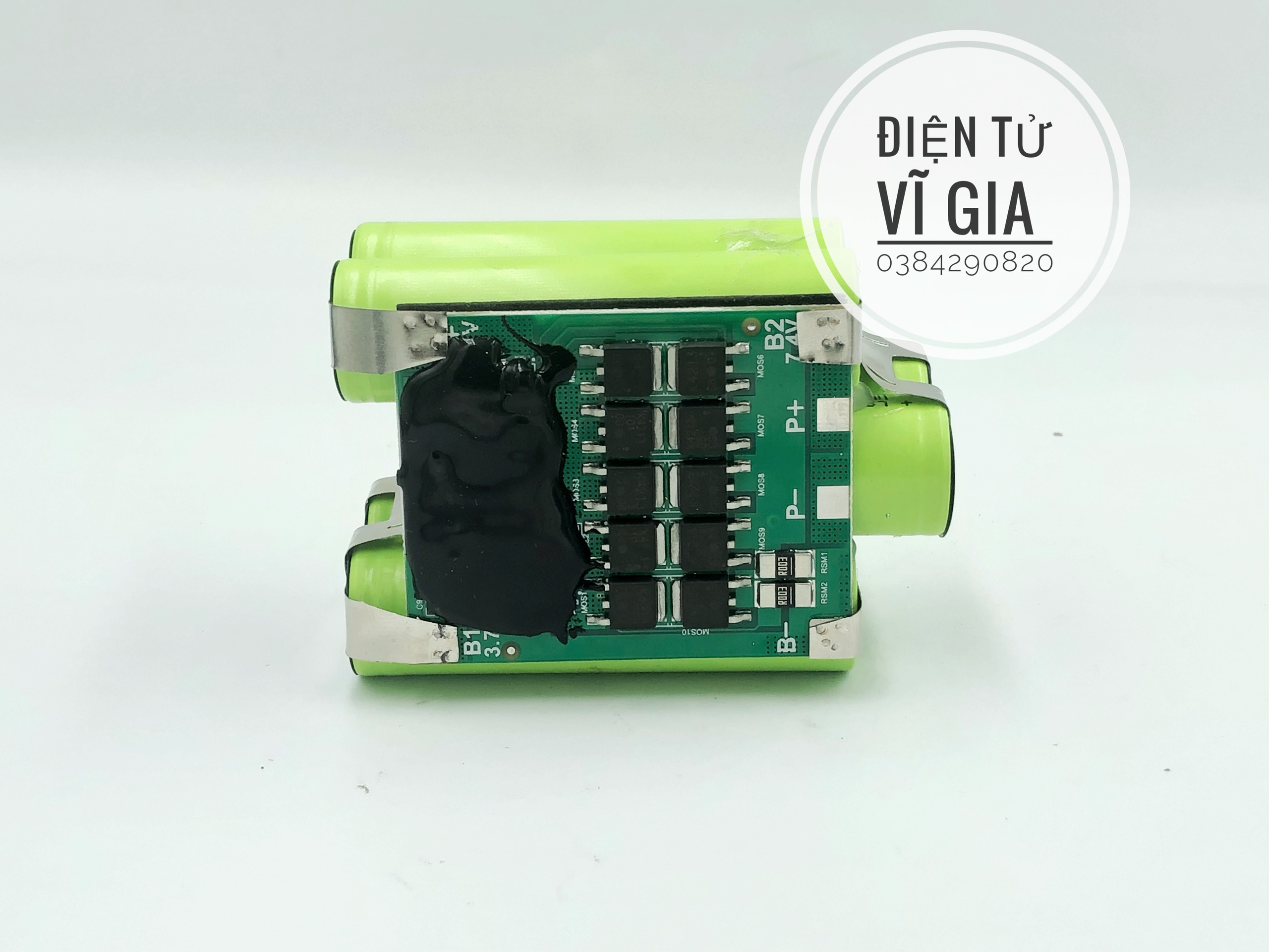 Khối Pin 3S 2P Ryobi mạch 3S30A Pin 18650 Điện áp 10.8V - 12.6V
