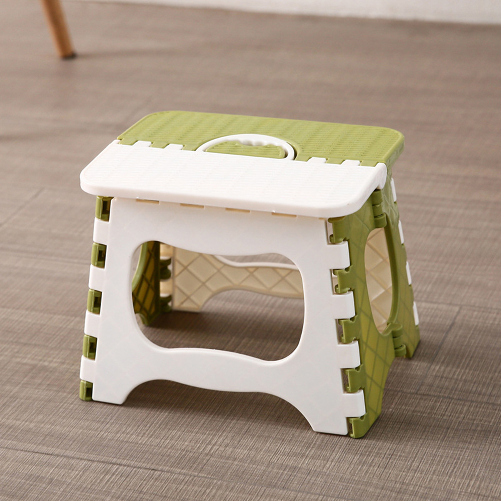 Foldable Plastic Multi-purpose Bathroom Stool Outdoor Camping Portable Chair