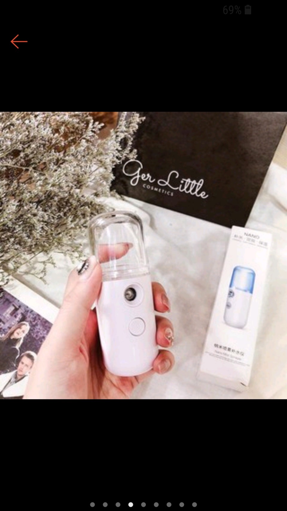 Máy xông mặt phun sương nano cầm tay mini