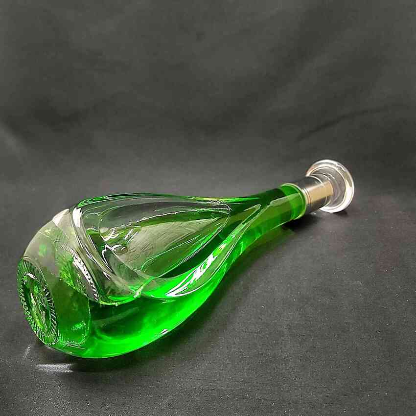 Glass bottle 500ML – WATER DROP shape – solid cap - 1 bottle (C12 pattern)