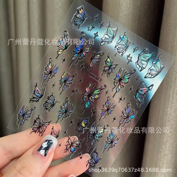 Sticker bướm 5D dán móng DH-557