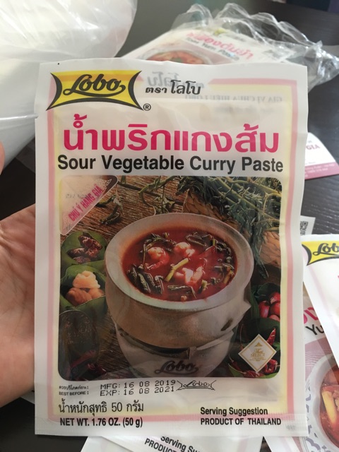 Gia vị lẩu Thái Lan Tom Yum hiệu Lobo vị Chua