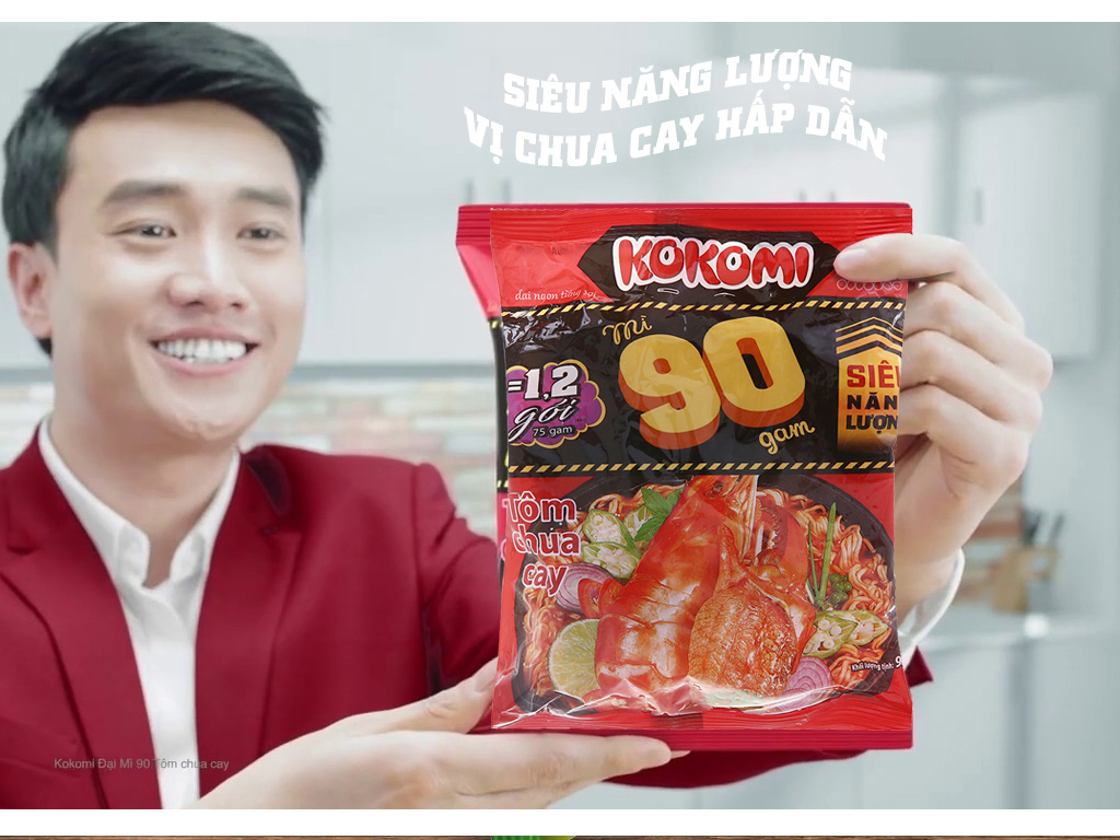 Mì Kokomi 90 Tôm Chua Cay Gói 90g
