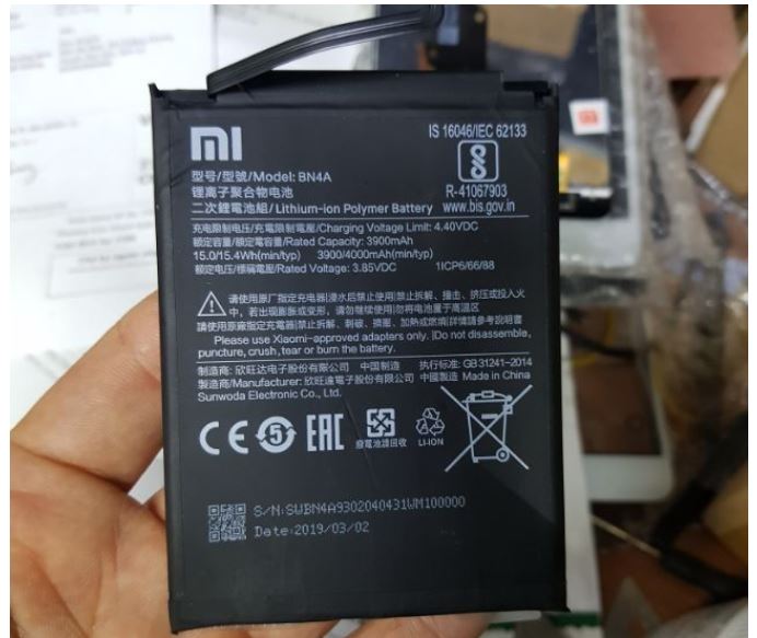 Pin zin cho Xiaomi Redmi Note 7, Note 7 Pro BN4A - 4000mAh