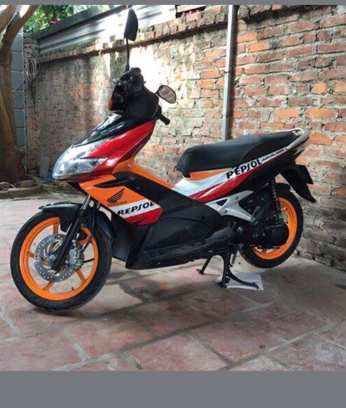 Tem trùm xe AIR BLADE 2007_2010 REPSOL ,  tem decal xe AB