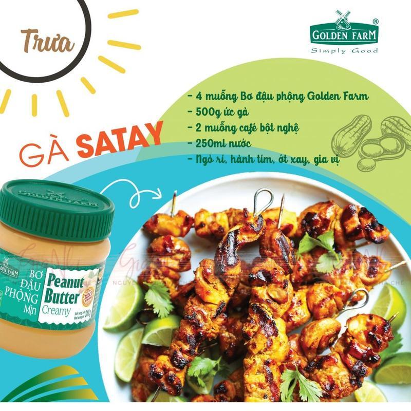 Bơ đậu phộng mịn Golden Farm