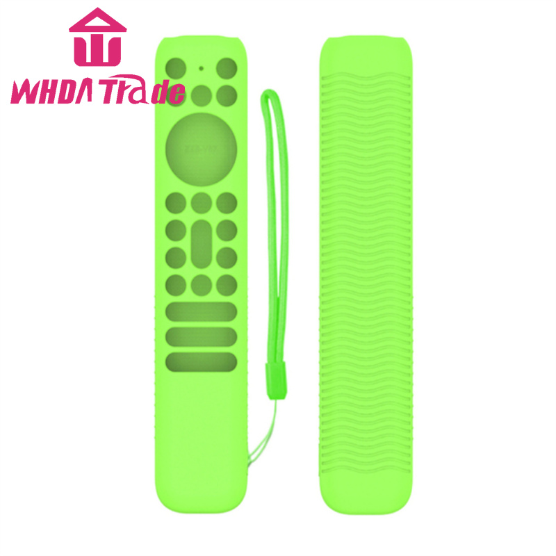 Remote Protective Case Cover Silicone Protective Controller Sleeve Skin With Lanyard  Compatible For TCL RC902V FMR1 RC