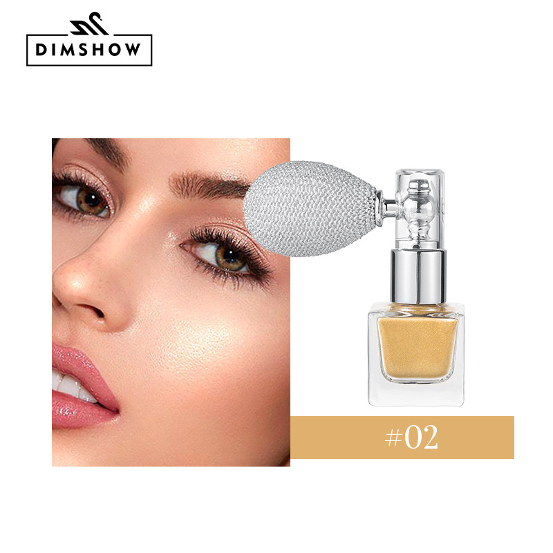 DIMSHOW High-gloss Powder Spray Spray Glitter Powder Pearlescent Brighten Blush Glitter Powder Spray Body Fragrance Powder High-gloss Spray Powder Waterproof And Sweatproof