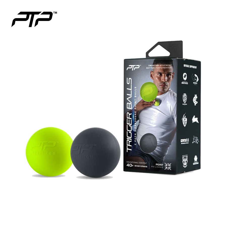 Ptp trigger balls black & lime trb combo