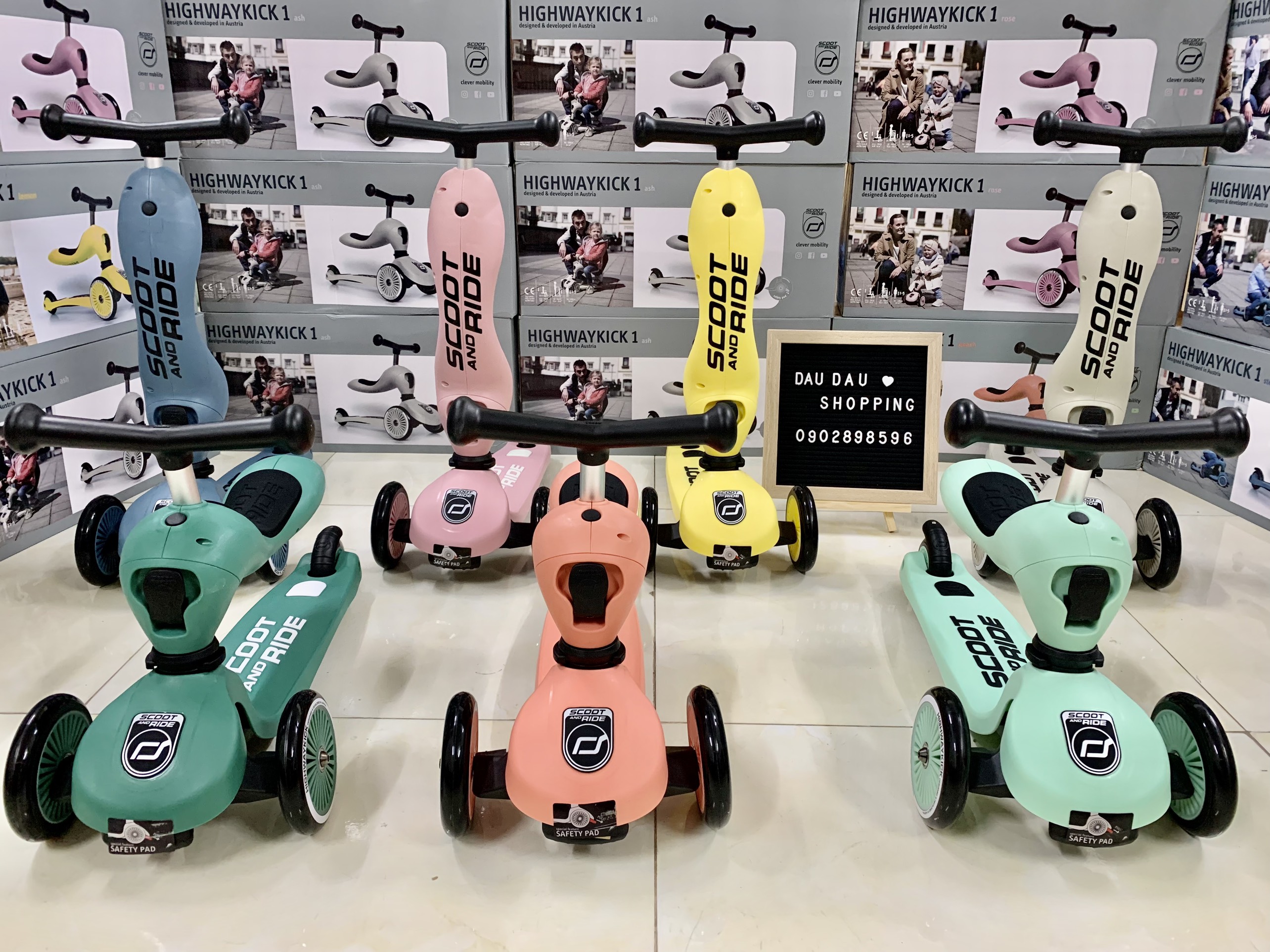 [Hàng Sẵn] Xe Scoot and Ride CHÍNH HÃNG cho trẻ em