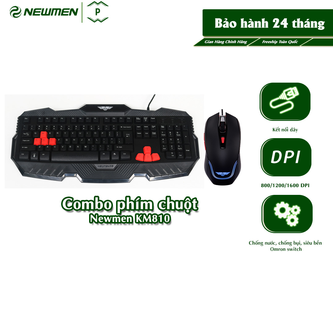 Bộ phím chuột Newmen KM810 GAMING