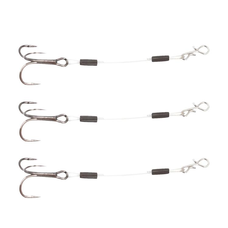 Saltwater Hooks 3PCS Small Fishing Hooks with Line Saltwater