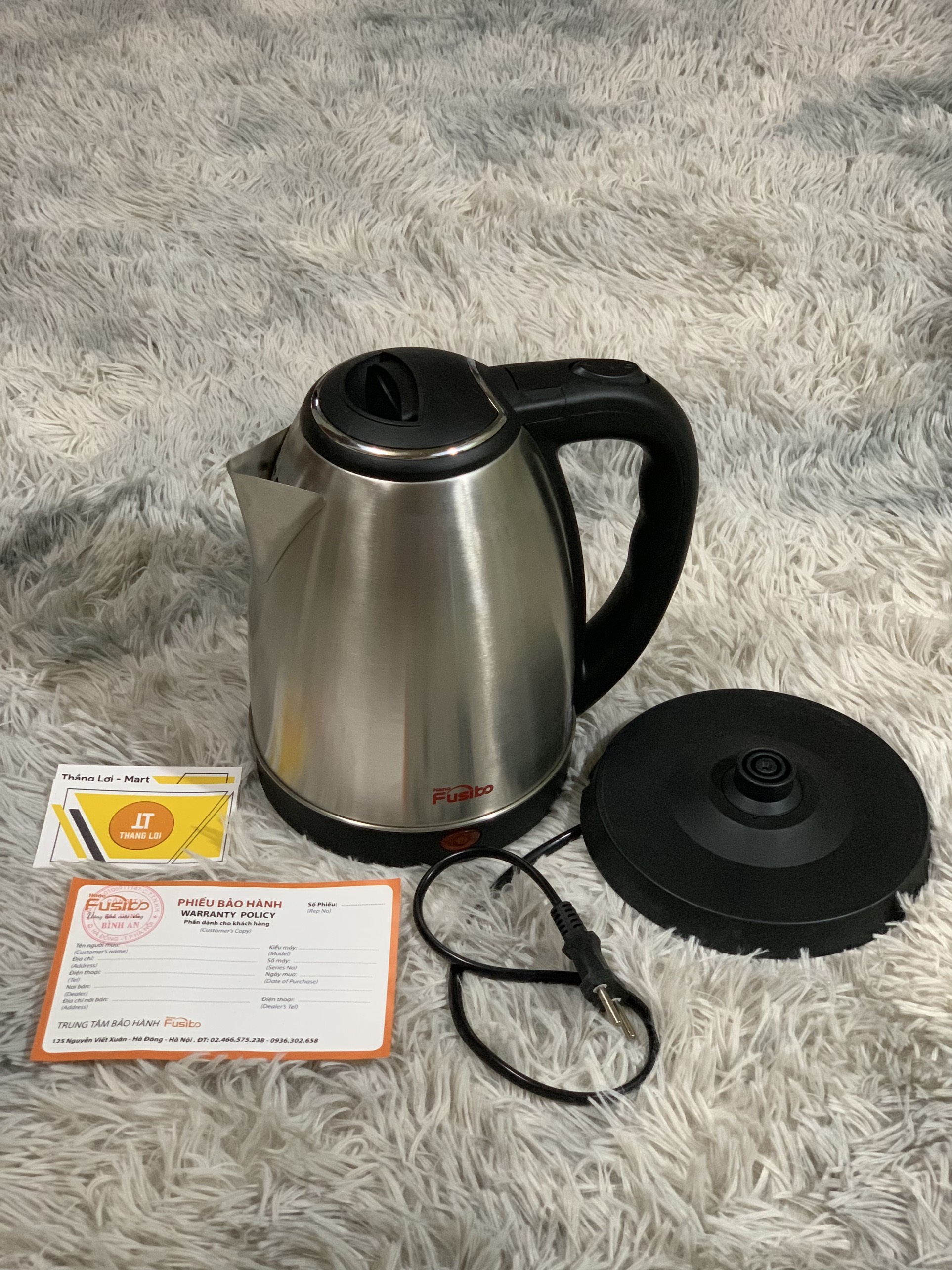 kettle super speed fusibo fs-st18a-warm super speed, 8L stainless steel