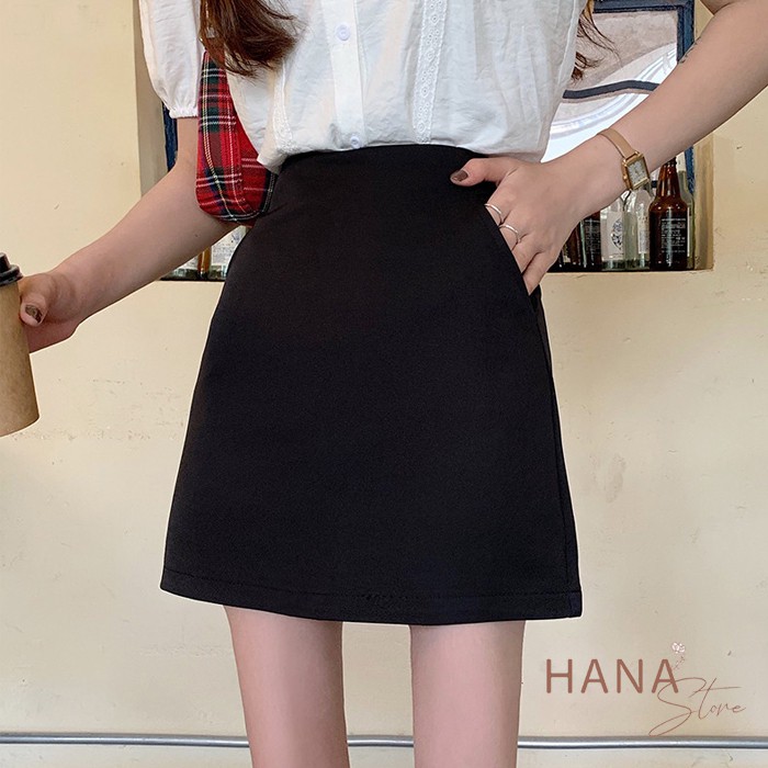 Chân váy chữ A ngắn CERA-Y màu đen CRCAV15 | Shopee Việt Nam
