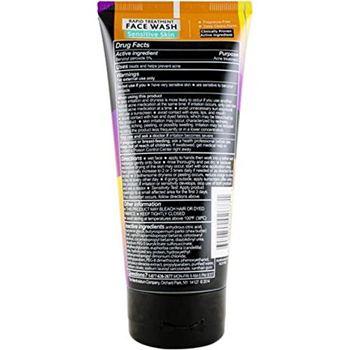 oxy sensitive face wash