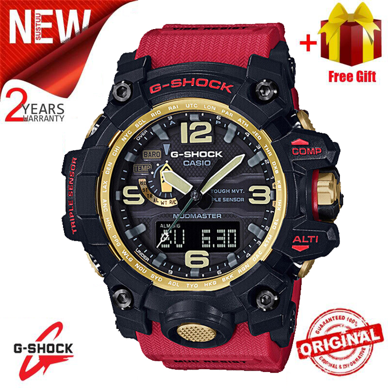 Đồng Hồ Nam G-SHOCK MUDMASTER GWG-1000GB-4A Hai Màn Hình Hiển Thị Kỹ Thuật Số không thấm nước Đồng Hồ Thế Thao Nam - Bảo hành 2 năm - Pin trọn đời