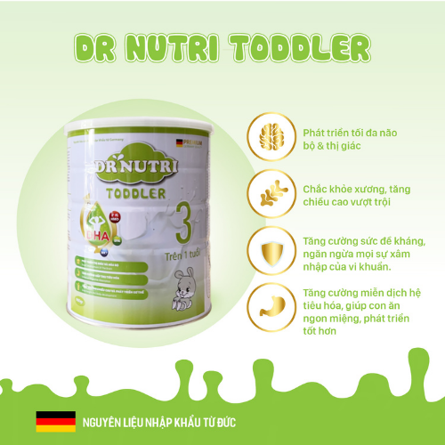 Sữa Dr.Nutri Toddler, giúp tăng chiều cao và phát triển trí não cho bé thumbnail