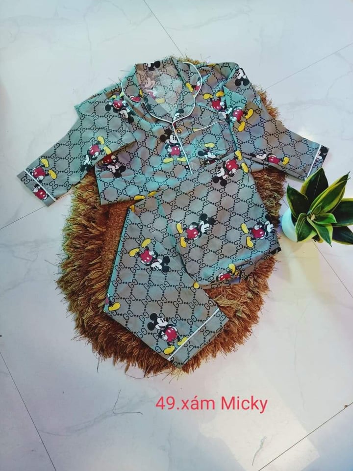 Sale Bộ Pijama (Quần Dài-Tay Dài) Kate Thái Cao Cấp
