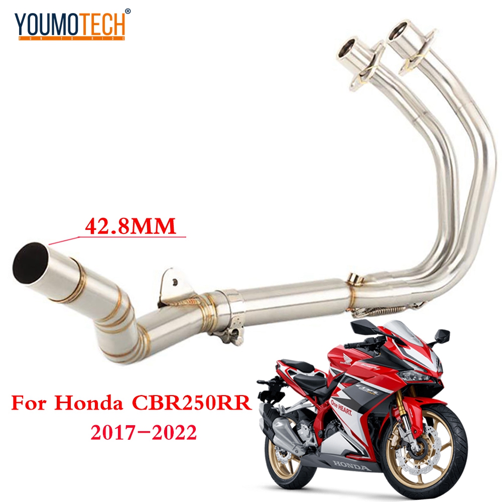 42.8mm For HONDA CBR250 CBR250RR Exhaust Front Pipe