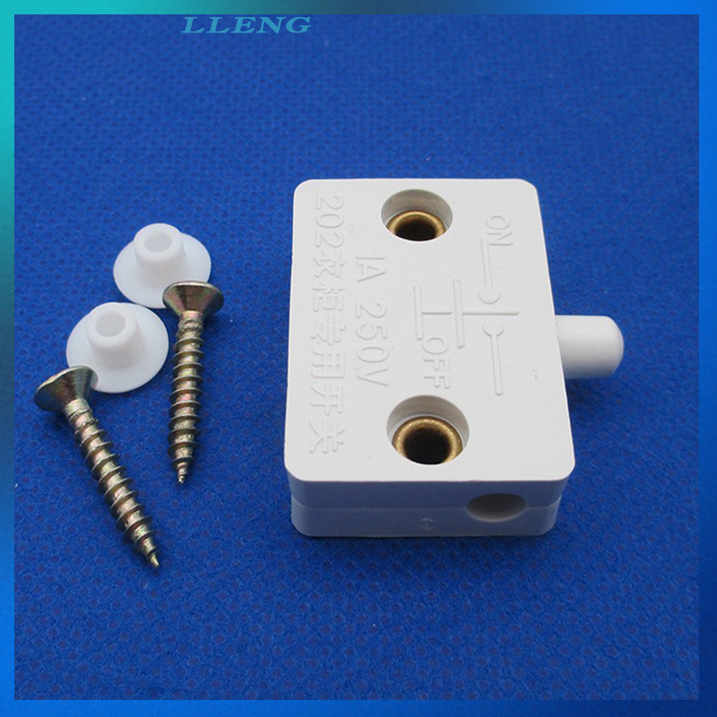 LLENG Closet Cabinet Light Automatic Reset Switch Home Cabinet Door Control Switch
