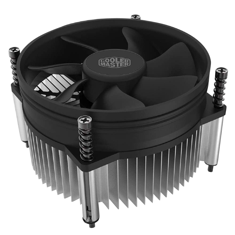 Cooler master i50 cpu cooler 92mm low noise cooling fan with heatsink for intel socket lga 1150 1151 1155 1156 cpu radiator