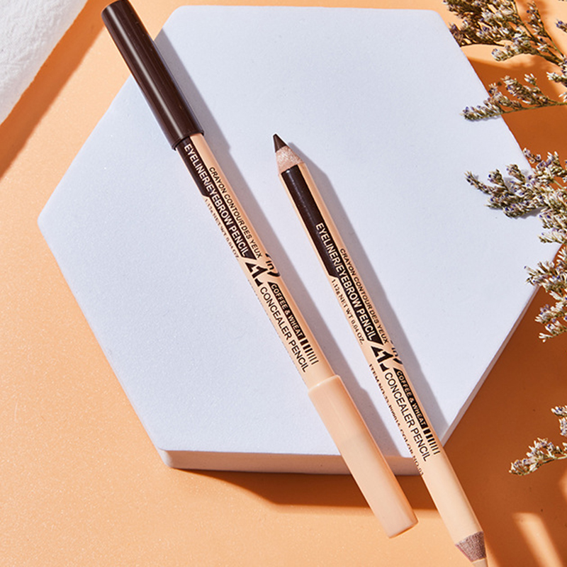 【BeautyMalls】1pc Eyeliner Waterproof Double Head Design Waterproof Long Lasting