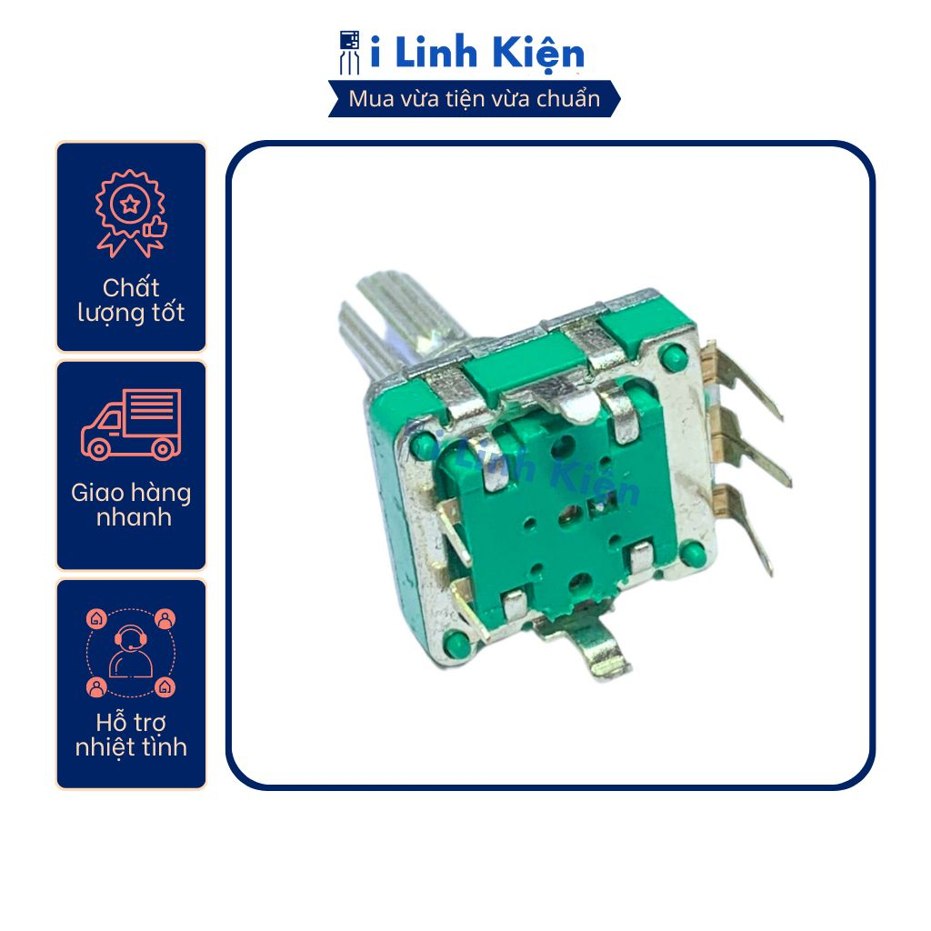 Công tắc volume vô cấp EC16 15mm 3 chân