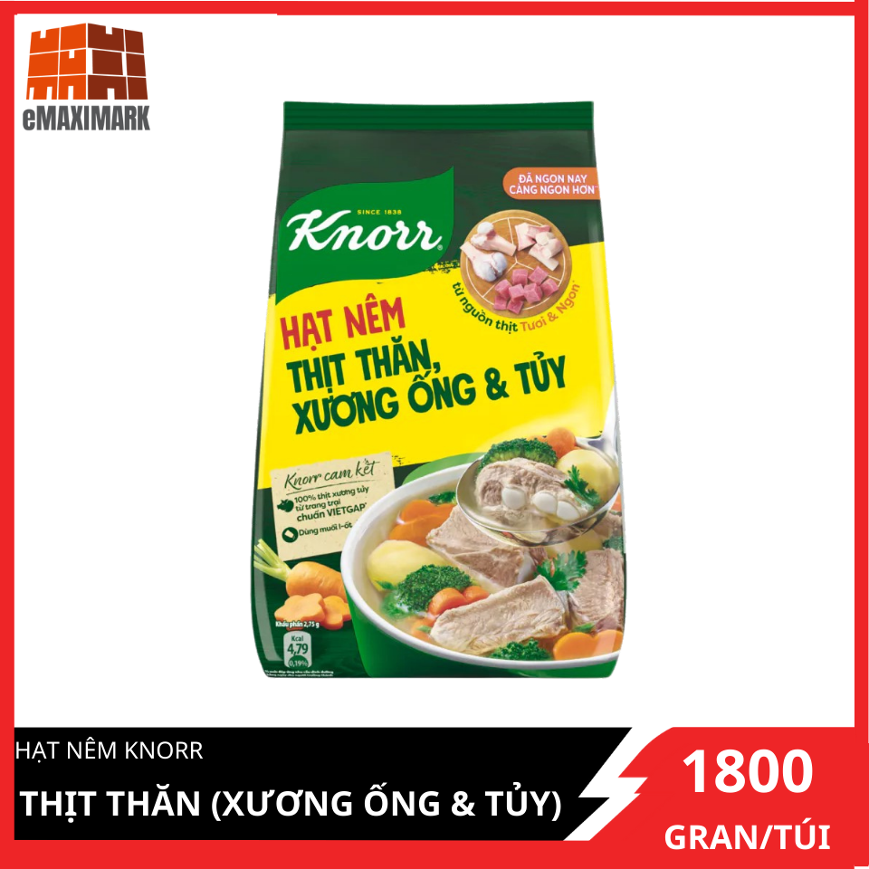 Hạt nêm knorr thịt thăn túi 1800g