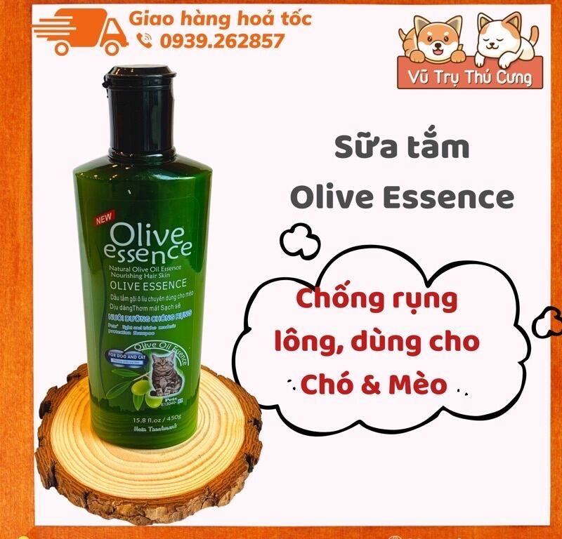 Olive essence 450ml cat dog shower gel | cat dog shower gel, pet shower gel
