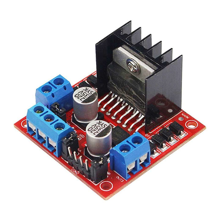 Module điều khiển động cơ l298 đỏ